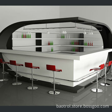 Artificial stone table top salad bar